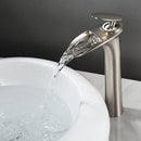 GobekUsa Black Waterfall Bathroom Faucet Mixer Tap