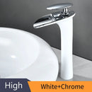 GobekUsa Black Waterfall Bathroom Faucet Mixer Tap