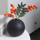 GobekUsa Black & White Ceramic Round Vase