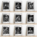 GobekUsa Black & White UFC Canvas Print for Gym Decor