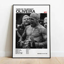 GobekUsa Black & White UFC Canvas Print for Gym Decor