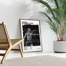 GobekUsa Black & White UFC Canvas Print for Gym Decor