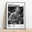 GobekUsa Black & White UFC Canvas Print for Gym Decor
