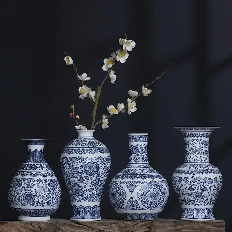 GobekUsa Blue and White Ceramic Vase - Elegant Home Decor, photo 3 of 31