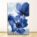 GobekUsa Blue Flowers Print for Living Room Decor