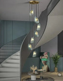GobekUsa Blue Glass LED Pendant Lamps - Modern Designer Lighting