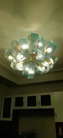 GobekUsa Blue Glass LED Pendant Lamps - Modern Designer Lighting