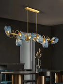 GobekUsa Blue Glass LED Pendant Lamps - Modern Designer Lighting