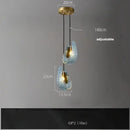 GobekUsa Blue Glass LED Pendant Lamps - Modern Designer Lighting