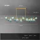 GobekUsa Blue Glass LED Pendant Lamps - Modern Designer Lighting