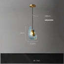 GobekUsa Blue Glass LED Pendant Lamps - Modern Designer Lighting