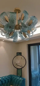 GobekUsa Blue Glass LED Pendant Lamps - Modern Designer Lighting