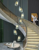 GobekUsa Blue Glass LED Pendant Lamps - Modern Designer Lighting