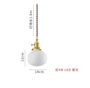 GobekUsa Blue Glass Pendant Light for Bedroom Dinning Living Room