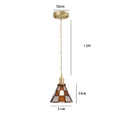 GobekUsa Blue Glass Pendant Light for Bedroom Dinning Living Room