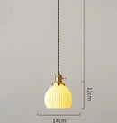 GobekUsa Blue Glass Pendant Light for Bedroom Dinning Living Room
