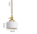 GobekUsa Blue Glass Pendant Lights for Bedroom Dinning Living Room