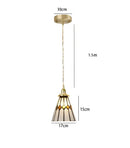 GobekUsa Blue Glass Pendant Lights for Bedroom Dinning Living Room