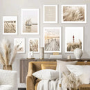 GobekUsa Bohemia Beach Landscape Canvas Wall Art