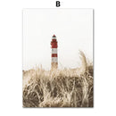 GobekUsa Bohemia Beach Landscape Canvas Wall Art