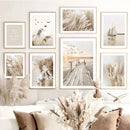 GobekUsa "Bohemia Beach Landscape Canvas Wall Art"