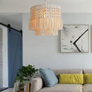 GobekUsa Bohemia Cotton Rope Chandelier: Modern Pendant Lamp for Dining Room, Living Room, Balcony