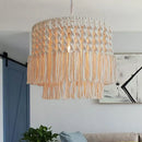 GobekUsa Bohemia Cotton Rope Chandelier: Modern Pendant Lamp for Dining Room, Living Room, Balcony