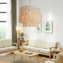 GobekUsa Bohemia Cotton Rope Chandelier: Modern Pendant Lamp for Dining Room, Living Room, Balcony