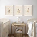 GobekUsa Bohemian Forest Animal Wall Art Set