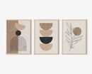 Modern bohemia white ceramic vase wall art set living room by Decorbites