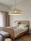 GobekUsa Bohemian Tassel Chandelier: Handmade Nordic Pendant Lamp for Bedroom, Living Room, Kitchen