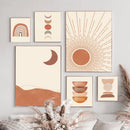GobekUsa Bohemian Wall Art Canvas Painting - Abstract Geometry