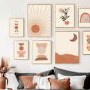 GobekUsa Bohemian Wall Art Canvas Painting - Abstract Geometry