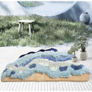 GobekUsa Boho Chic Mossy Rug: Ultra Soft Hand Tufted Area Carpet for Nordic Bedroom