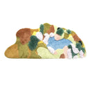 GobekUsa Boho Chic Mossy Rug: Ultra Soft Hand Tufted Area Carpet for Nordic Bedroom