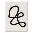GobekUsa Boho Geometric Line Canvas Wall Art