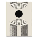 GobekUsa Boho Geometric Line Canvas Wall Art