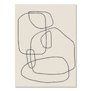 GobekUsa Boho Geometric Line Canvas Wall Art