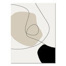 GobekUsa Boho Geometric Line Canvas Wall Art