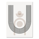 GobekUsa Boho Geometric Line Canvas Wall Art