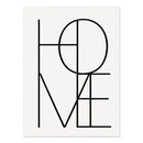Boho geometric line black & white framed canvas set living room wall art by Decorbites