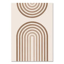 Boho light nordic minimalist canvas wall art set living room by Decorbites