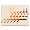 Minimalist boho sunset art prints for living room