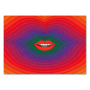 Boho sunset moth purple & orange art prints living room decor by Decorbites