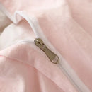 GobekUsa Bow Embroidery Bedding Set with Ruffles