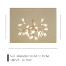 GobekUsa Branch Design Nordic Chandelier - Rose Gold/Black