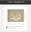 GobekUsa Branch Design Nordic Chandelier - Rose Gold/Black