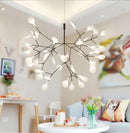 GobekUsa Branch Design Nordic Chandelier - Rose Gold/Black