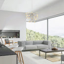 GobekUsa Branch Design Nordic Chandelier - Rose Gold/Black
