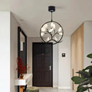GobekUsa Branch Iron Black Gold Chandelier for Living Room Bedroom Kitchen Hallway